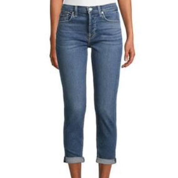 7 For All Mankind Denim - SOLD -7 For All Mankind Vtg 90's Crop Jean Size 29, EUC!